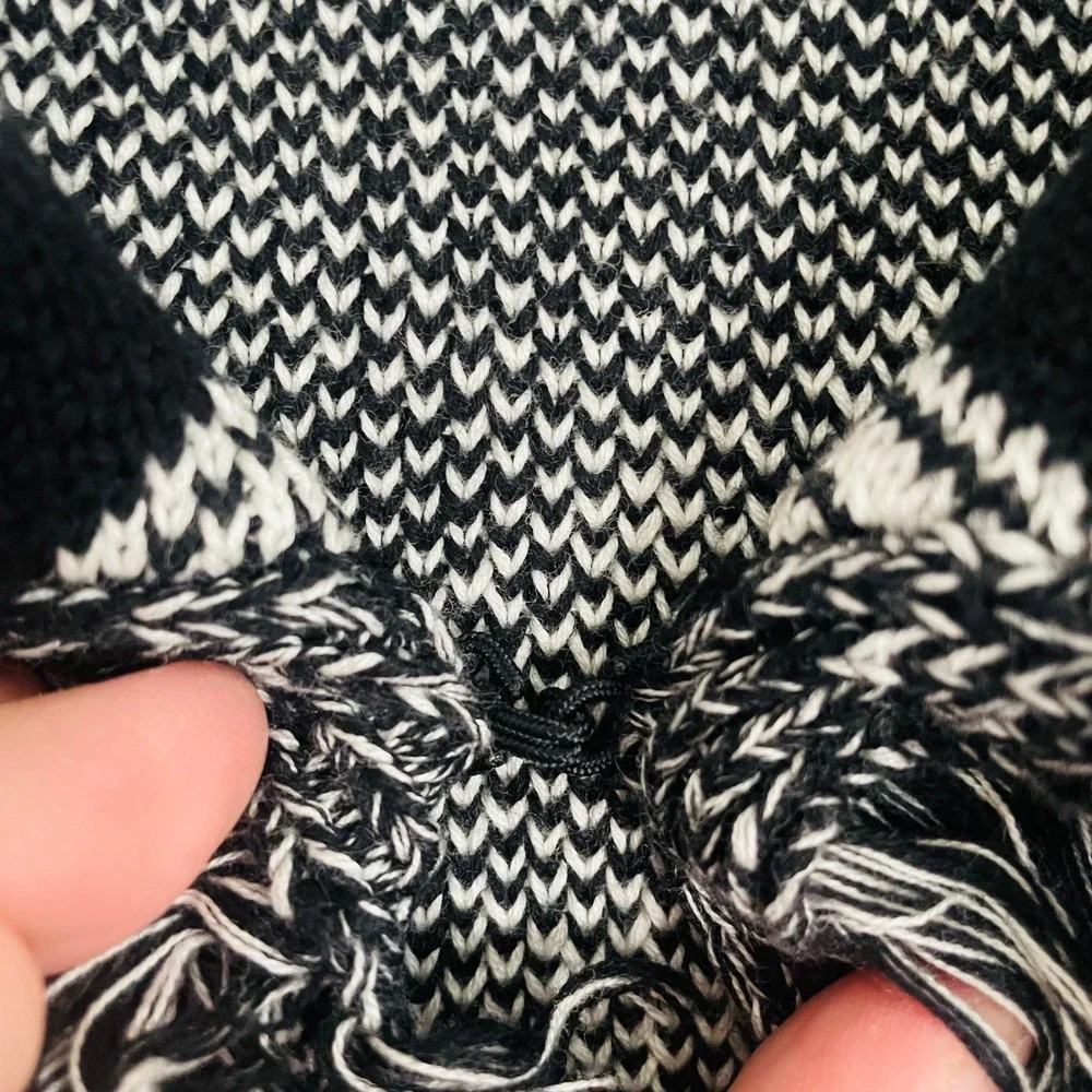 Chicos Tapestry Plaid Fringe Cardigan Sweater Jacket Cottage Cozy‎ Womens XL (3)